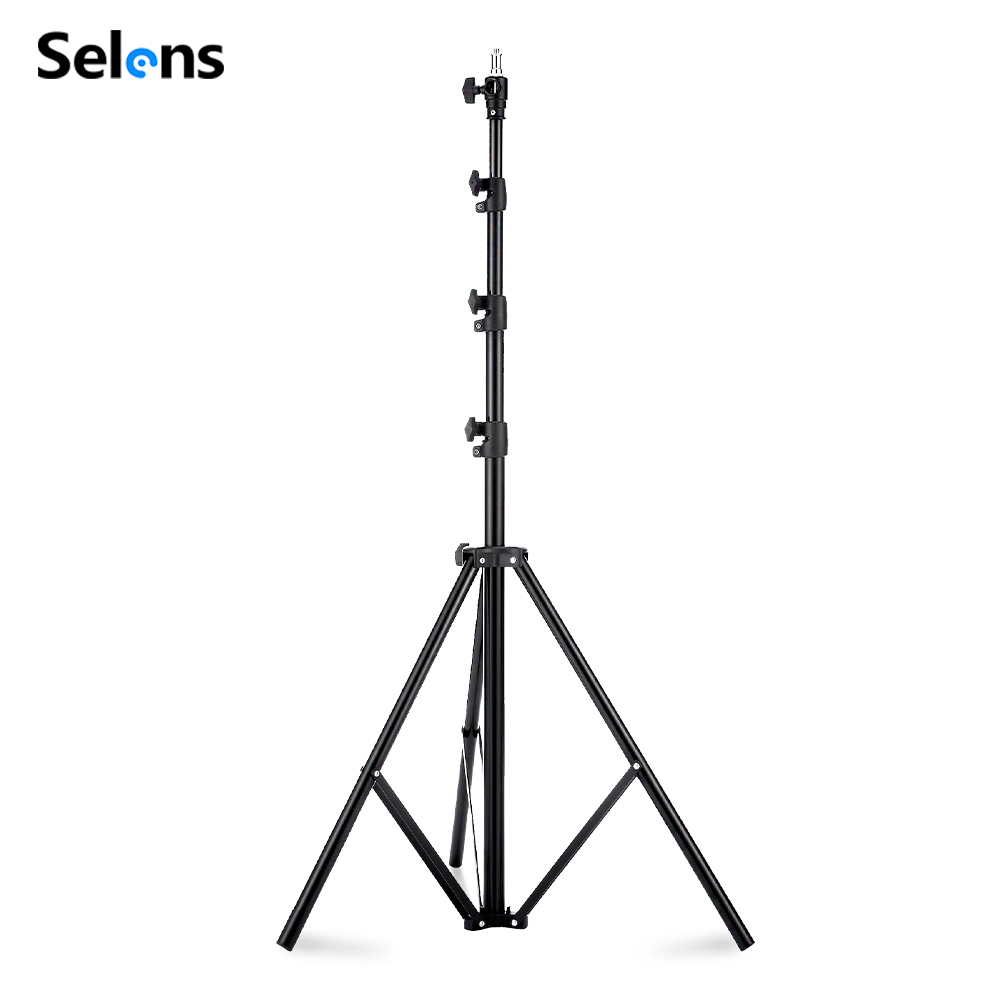 Photography Darkroom - Selens 2.2~3.95m Air-Cushion Light Stand Aluminum