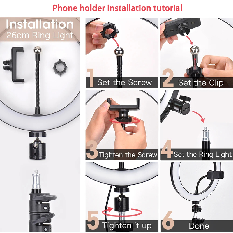 16/26/33cm Selfie Ring Light P - Photography Darkroom 评论和价格