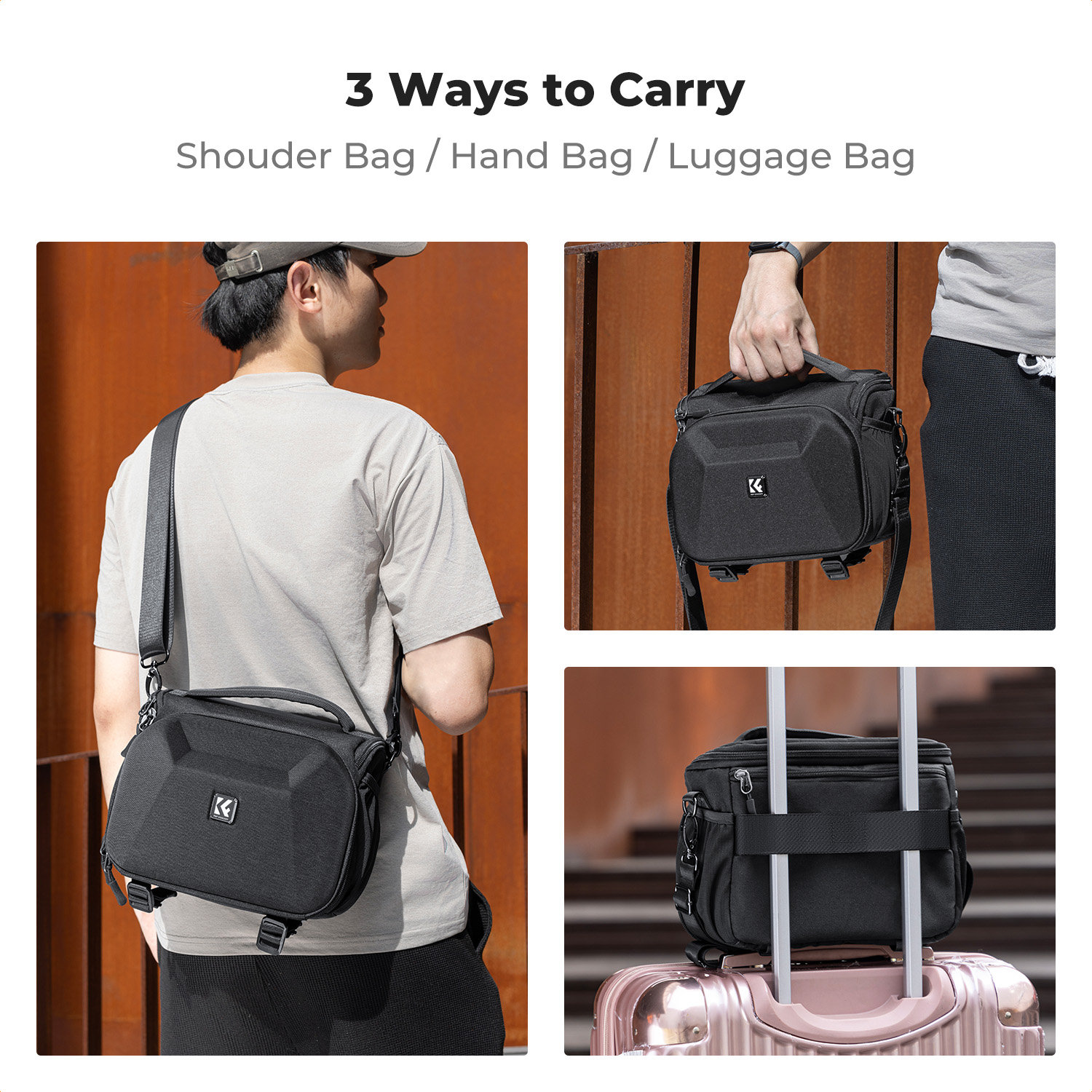 K&F CONCEPT Lightweight Tough  - Camera Bag Waterproof 评论和价格