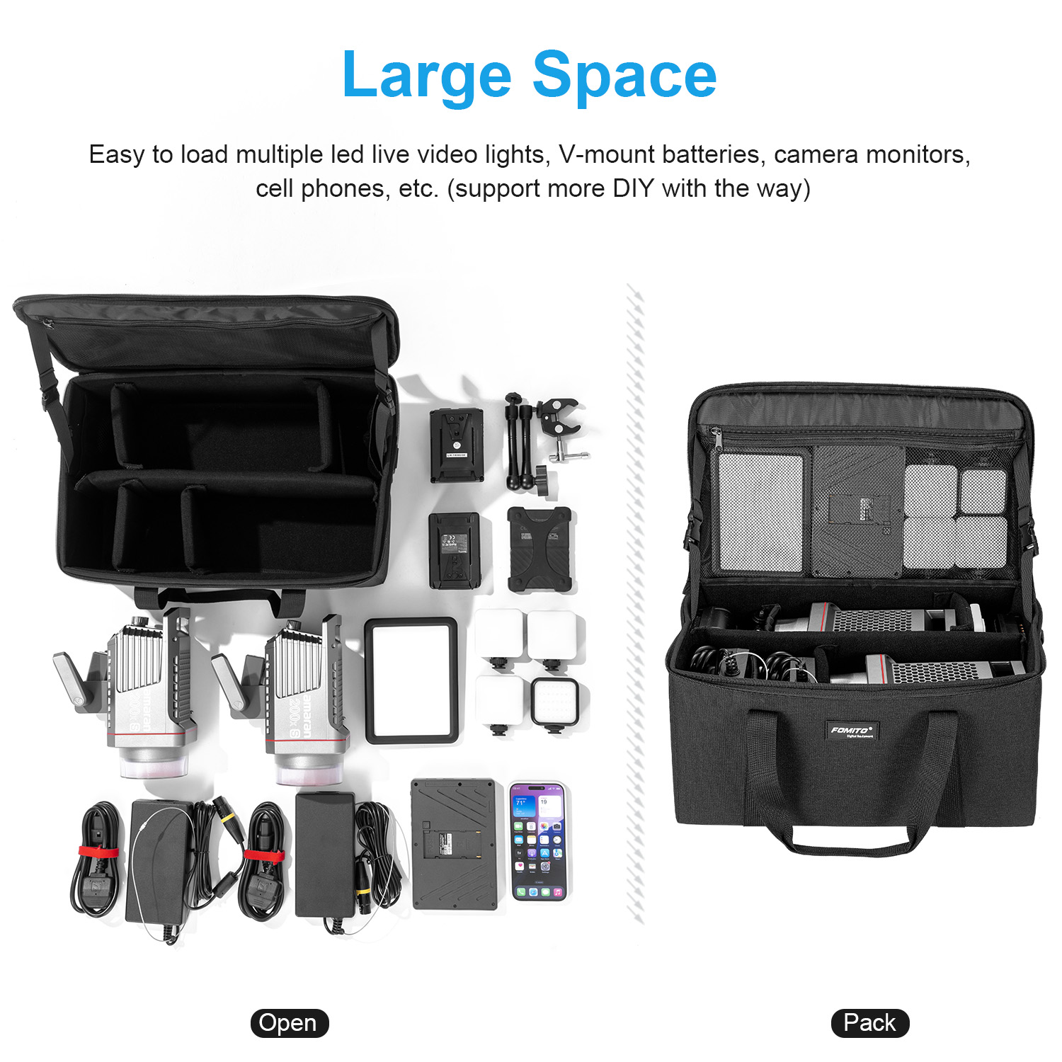 FOMITO Camera Bag Crossbody Sh - Camera Bag Waterproof 评论和价格