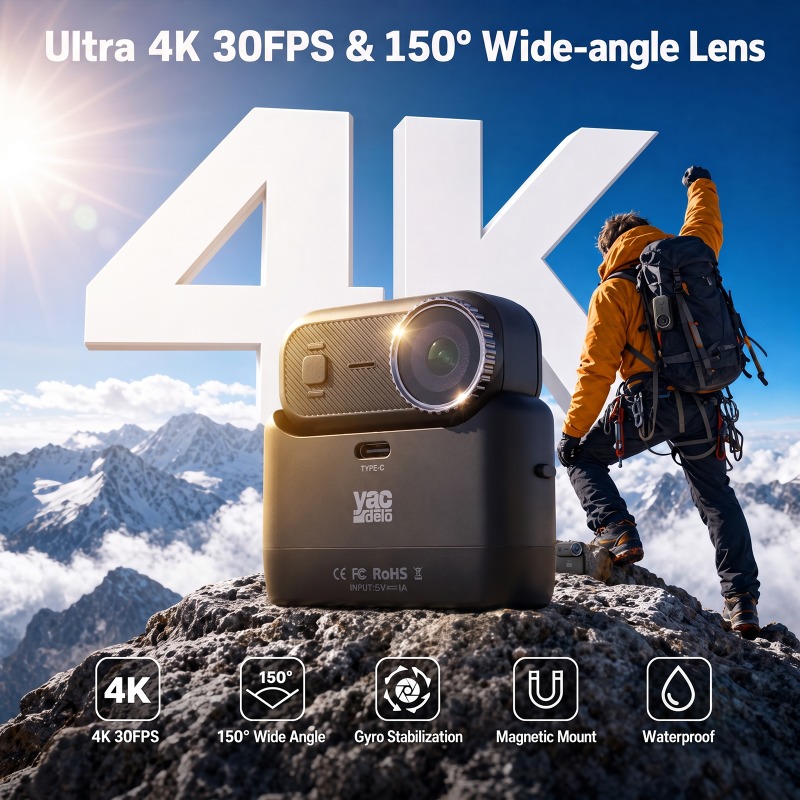 APEX Action 4K Camera  Mini PO - Camera Bag Waterproof 评论和价格