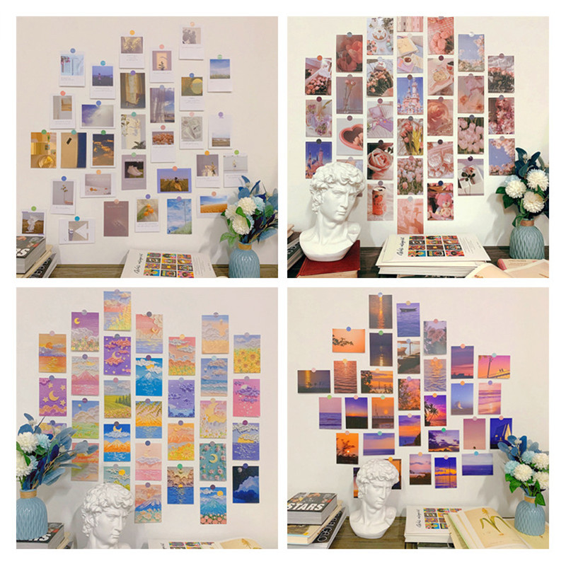 30Pcs Romantic Art Posters Sti - Photography Background 评论和价格