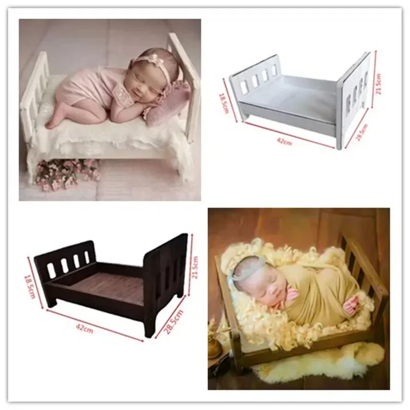 Infant Posing Sofa Retro Wood  - Photography Background 评论和价格