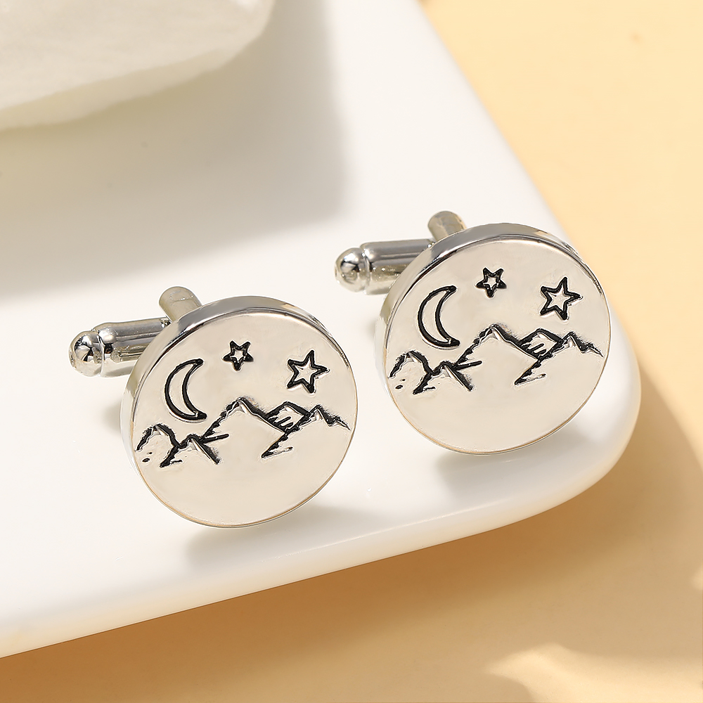 2Pcs Mens Moon Star Mountain P - Peak Design Clip 评论和价格