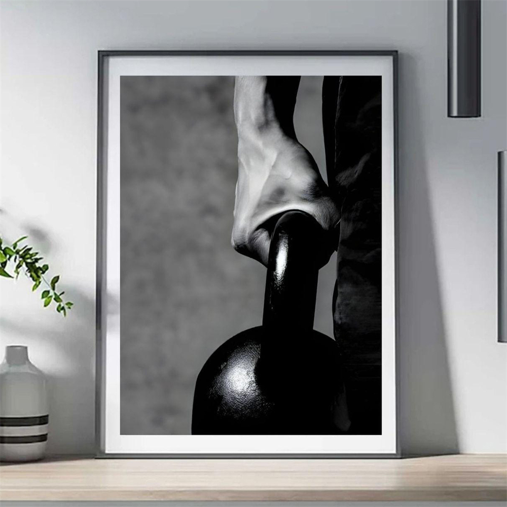 Black and White Boxing Poster  - Photography Training 评论和价格