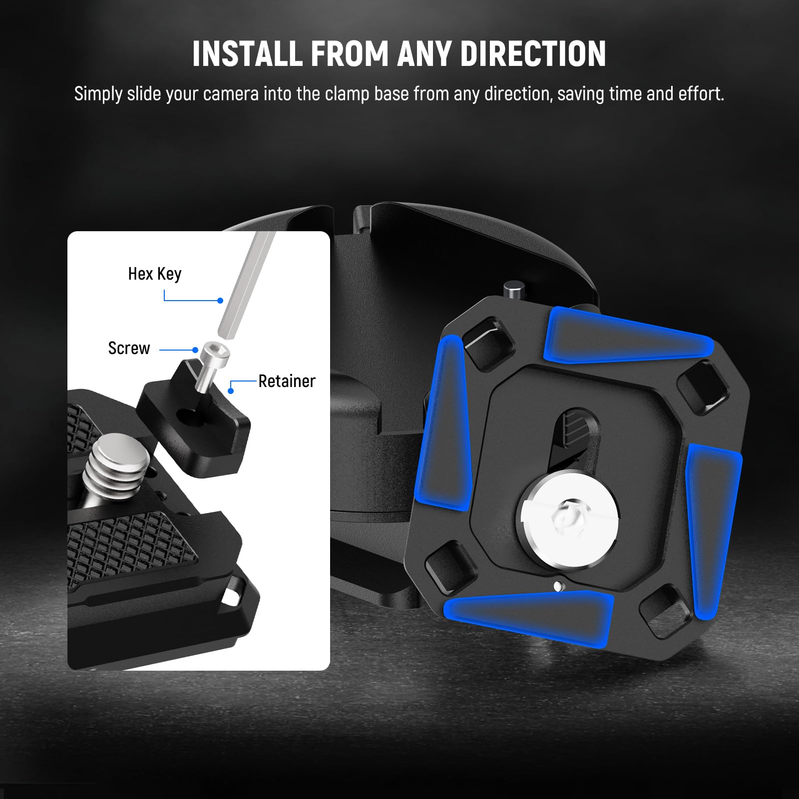 Neewer GM47 Quick Release Plat - Peak Design Clip 评论和价格