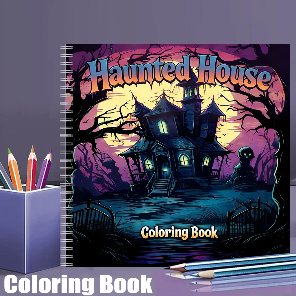 Haunted House Coloring Book fo - Photography Of Book 评论和价格