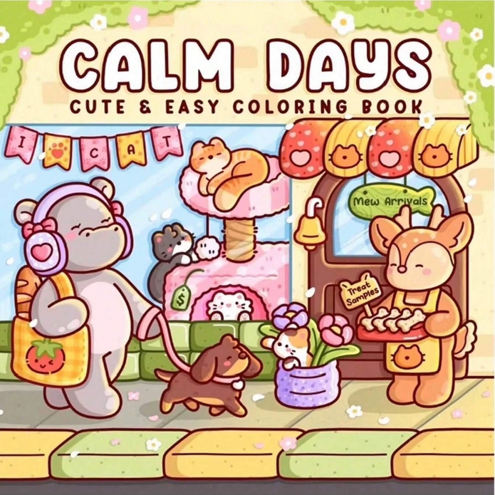 Cute Animal Stress Relief Colo - Photography Of Book 评论和价格
