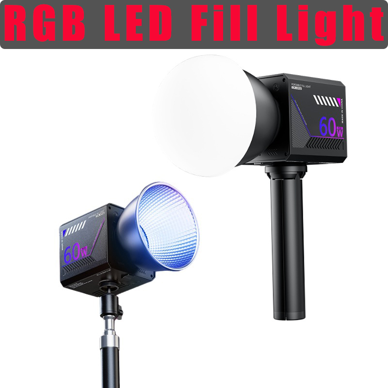 60W RGB Video Light Portable L - Photography Darkroom 评论和价格
