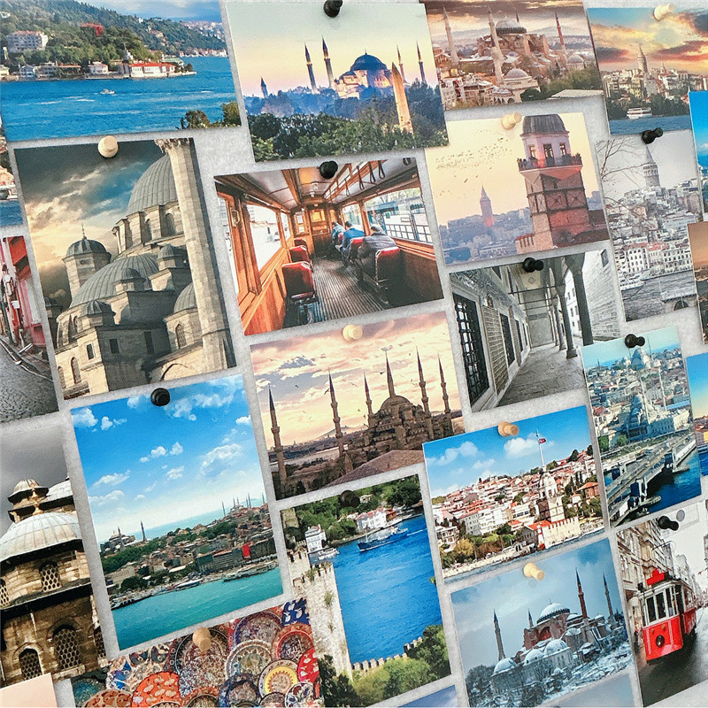 30Pcs 10x14cm Travel Landscape - Photography Background 评论和价格