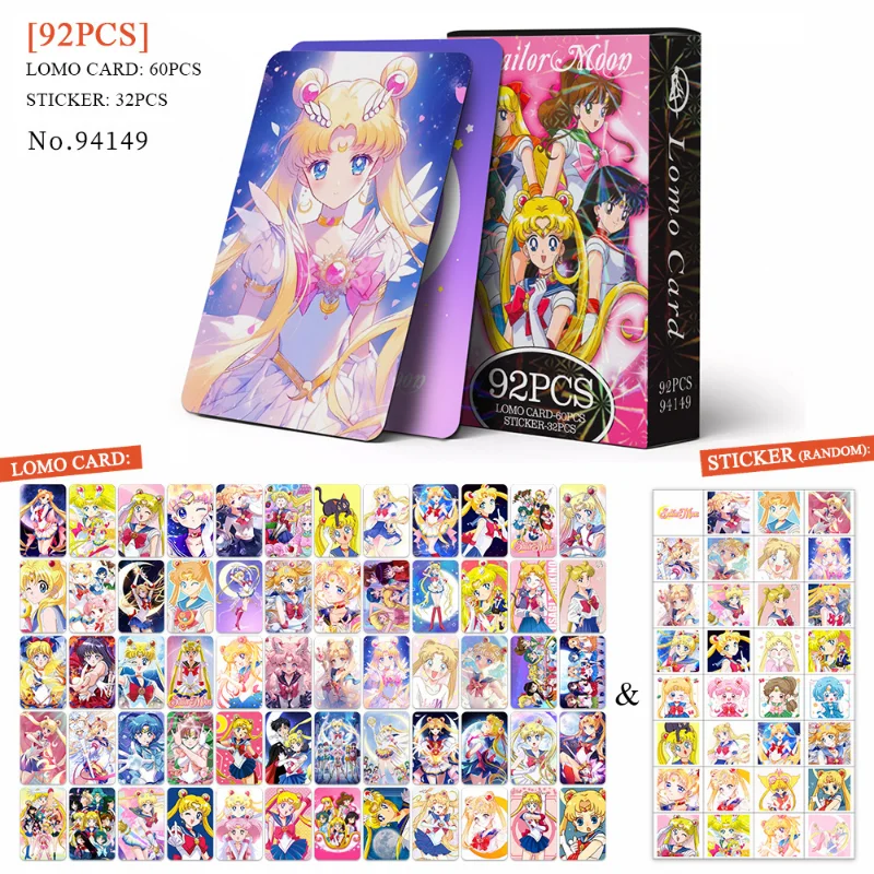 92pcs Sailor Moon New Lomo Car - Photography Gallery 评论和价格