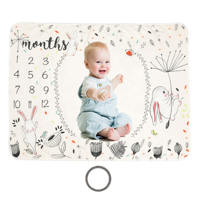 Digital Printed Flannel Milest - Photography Background 评论和价格