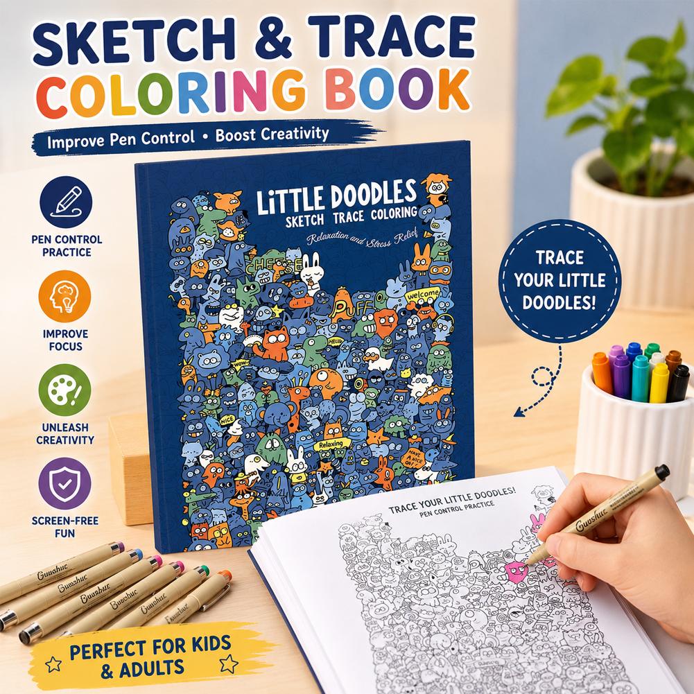 Creative Doodle Art Coloring B - Photography Of Book 评论和价格
