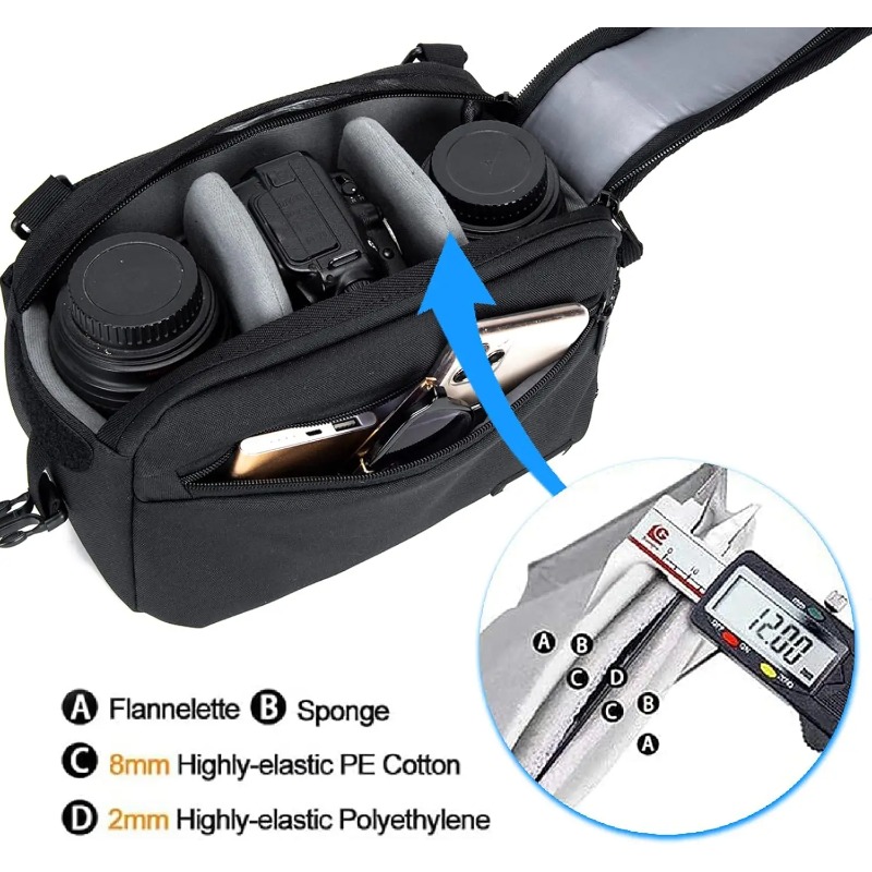 Waterproof One-Shoulder Sling  - Camera Bag Waterproof 评论和价格
